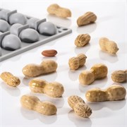 Форма силиконовая Gourmand Орех арахис 47х19мм h16мм, 7мл, 24 ячейки GG014S 369967