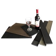 Коврик барный 59,5х8 см, черный, резиновый, серия Jiwins JW-GBM-BL 360482