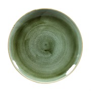 Тарелка мелкая 21,7см, без борта, Stonecast, цвет Samphire Green SSGSEVP81 367535