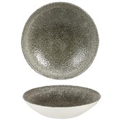 Салатник 1,14л d24,8см, без борта, цвет Raku Quartz Black, Studio Prints RKBQEVB91 365462