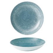Салатник 1,14л d24,8см, без борта, цвет Raku Topaz Blue, Studio Prints RKTBEVB91 365463