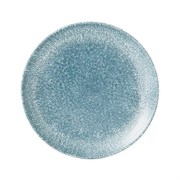 Тарелка мелкая 21,7см, без борта, цвет Raku Topaz Blue, Studio Prints RKTBEVP81 367553