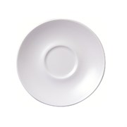 Блюдце 11,8см Vellum, цвет White полуматовый WHVMESS1 358522