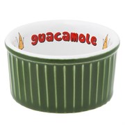 Рамекин 100мл d8см h4см Oxford, цвет зеленый с декором GUACAMOLE C12M-3C1P 364910