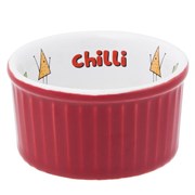 Рамекин 100мл d8см h4см Oxford, цвет красный с декором CHILLI C12M-3B8P 364912