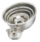 Миска полусферическая 1,30л d18см, без ручек, нерж.сталь GBL18 376249