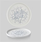 Тарелка мелкая 21см, h2см с прямым бортом, Chefs Plate, цвет Kintsugi Pearl Grey, KTPGWP211 381041