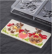 Форма д/шок. Easter Friends mm 154x72X15 h, 100гр, 3 ячейки, п/к PC5049 395990