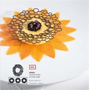 Форма силиконовая Jasmine Frame 115x115 h1.5cм, 3 ячейки GG061 396010