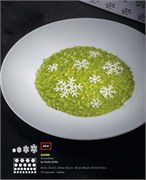 Форма силиконовая Snowflake mm d 23 - d 35 - d46 -d57 h 1,5, 24 ячейки GG065 396018