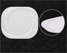 Тарелка прямоуголная 29см BRANCO с узким бортом Oxford 074098, I017-9001 396306