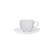 Пара кофейная WHITE (чашка 75мл и блюдце 12см) Oxford 077116, RB05-9504 396465