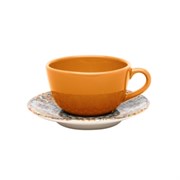 Пара чайная UNNI SHAPE CASTELLO (чашка 200мл и блюдце 14см) Oxford 92753, AY04-5607 403246