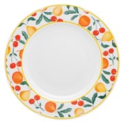 Тарелка мелкая FLAMINGO FRUITS 28см Oxford 90519, SA02-9410 403385
