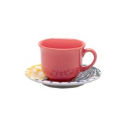 Пара чайная FLOREAL SALADA TROPICAL (чашка 200мл и блюдце 15см) Oxford 126967, J071-6845 403420