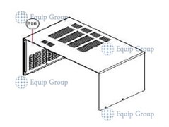 КОРПУС СВЧ ПЕЧИ HURAKAN HKN-WP900/HKN-WP900G ПОЗ P18 178420
